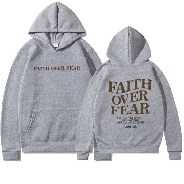 Faith Over Fear Christian Hoodie - Image 8