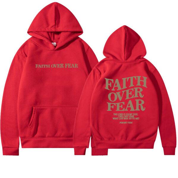 Faith Over Fear Christian Hoodie - Image 10